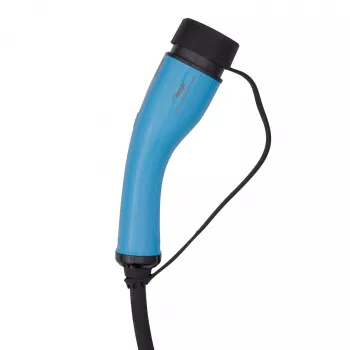 Akyga AK-EC-22 Cargador móvil para VE, Type 2, conector CEE 5 pines, trifásico, 32 A, 22 kW, LCD, 5 m