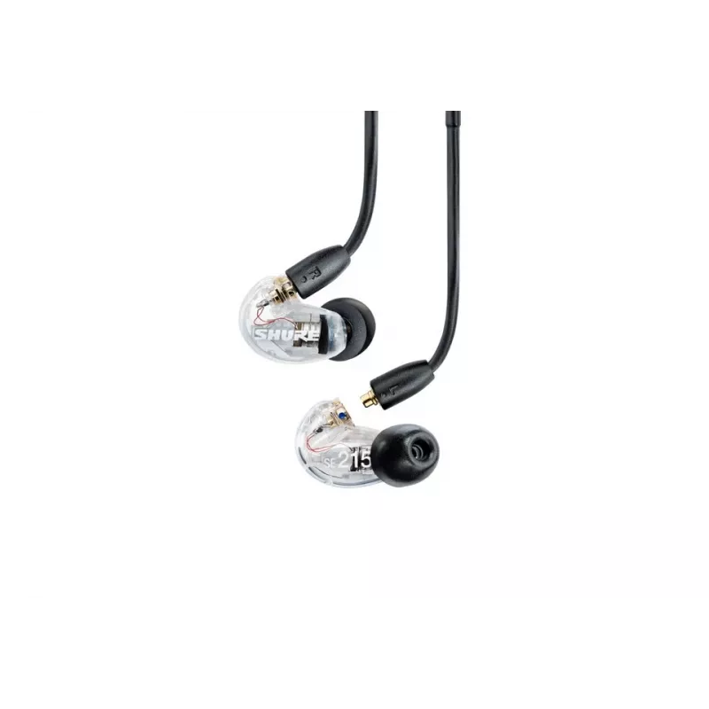 Shure AONIC 215 - Auriculares in-ear con transductor único y cable de 3,5 mm (transparente)