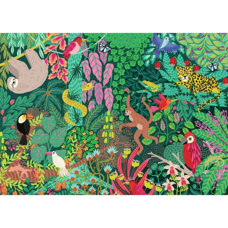 Ravensburger 12001432 puzle „Selva tropical mágica“, 1000 piezas, a partir de 14 años