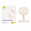 Soporte para tablet y móvil Baseus Seashell Series rosa – altura ajustable, ligero