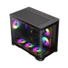 Caja Gamemax | HYPE-M BK | negra | Micro | fuente de alimentación no incluida