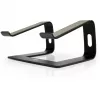Soporte para portátil Port Designs 901103 — Aluminio y Negro, para portátiles hasta 15,6 pulgadas, ancho 260 mm, profundidad 145 mm, altura 225 mm