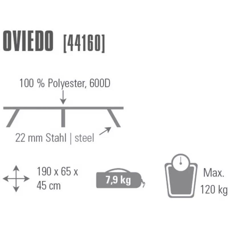 Catre Oviedo 44160 (gris)