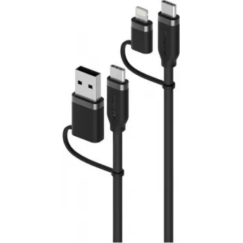 Alogic ELEMENTS SILICONE 4-IN-1 - Cable - Digital/Datos (ELSI4IN1U2BK1.5)