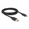 Cable DeLOCK SuperSpeed USB (USB 3.2 Gen 2) Type-A a Type-C 2 m