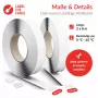 Cinta de bridas Label the Cable Easy Tape Strap LTC 1520-8-20, 8 m de longitud, 20 mm de ancho, blanco