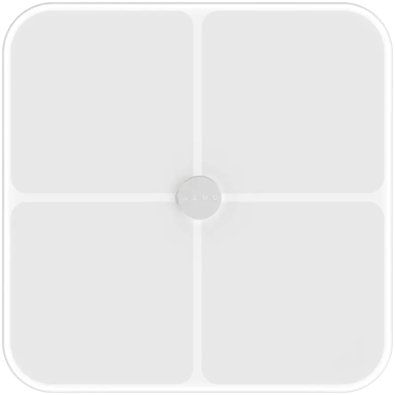 Báscula de grasa corporal AENO BS1S blanca