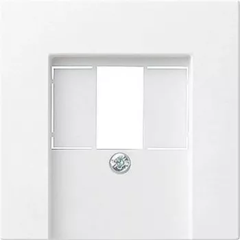 Placa de pared / cubierta de interruptor Gira 027603, blanco, diseño convencional, una pieza