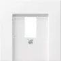 Placa de pared / cubierta de interruptor Gira 027603, blanco, diseño convencional, una pieza