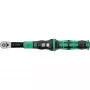 Llave dinamométrica con cuadradillo pasante Click-Torque Lock A 6 R/L negro/verde, salida 1/4 porta puntas, 2,5 a 25 Nm