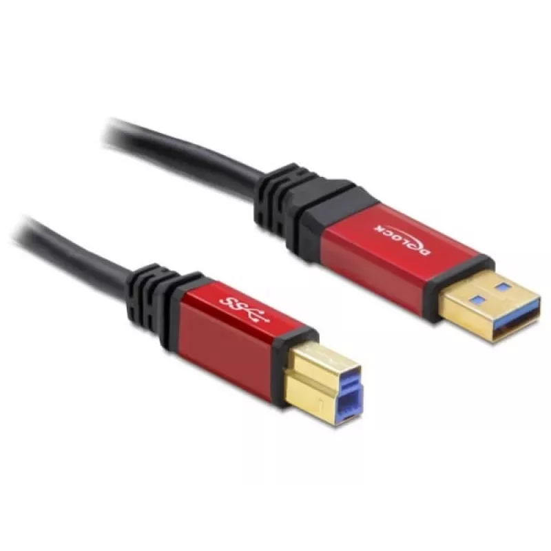 Cable USB DeLOCK 5,0 m USB 3.0 A-B 82759