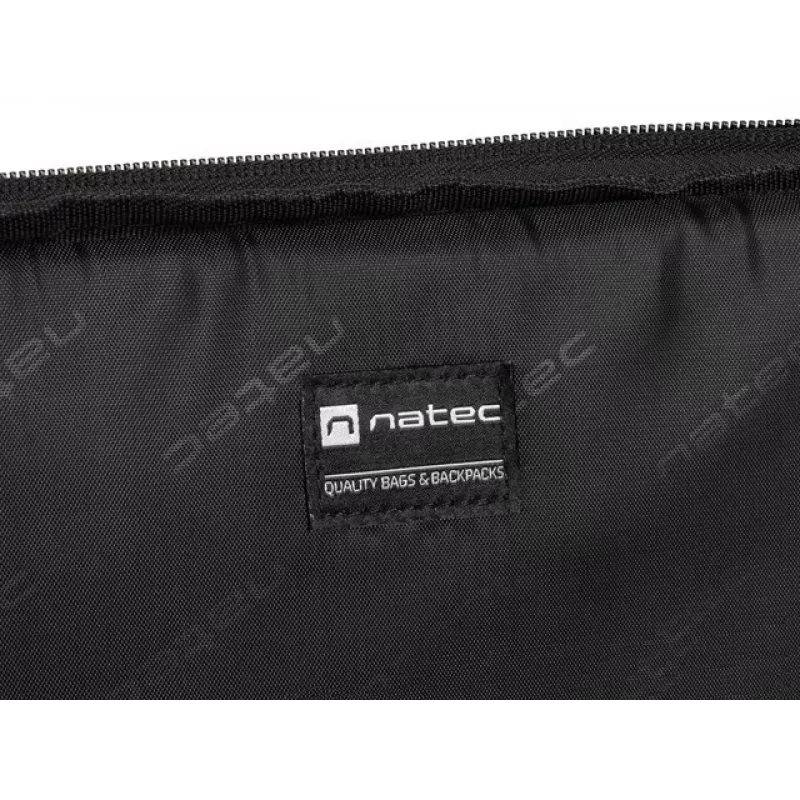 Maletín portátil NATEC Goa para portátiles de 39,6 cm (15,6 inch), poliéster, 1 compartimento, correa al hombro, negro