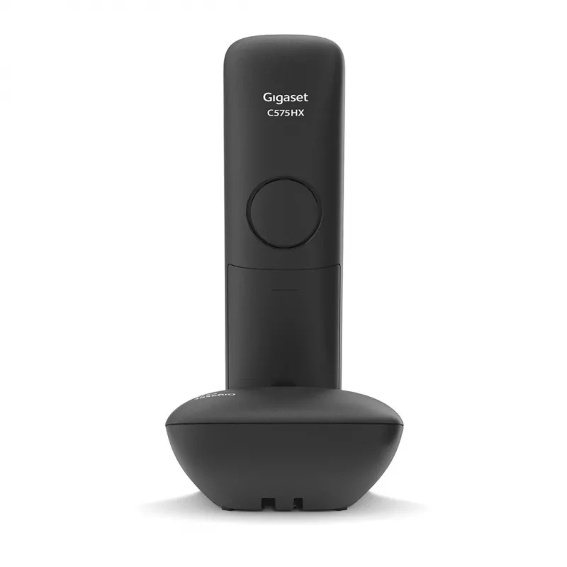 Teléfono analógico/DECT Gigaset C575 con visualización de número negro