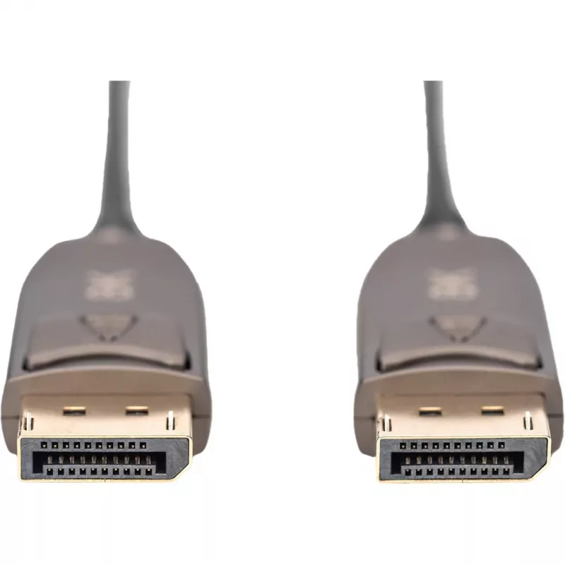 Cable de fibra óptica híbrida DisplayPort AOC, UHD 8K (negro, 30 metros)