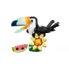 Juguete de construcción LEGO Creator 3 en 1 set animales salvajes tucán tropical 31173