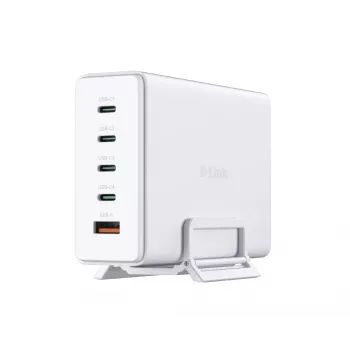Cargador D-Link 240W GaN, interior, AC, blanco