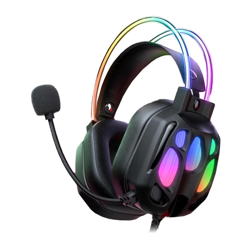 Auriculares gaming Onikuma X89 — auriculares over-ear con cable, negro, modelo X89