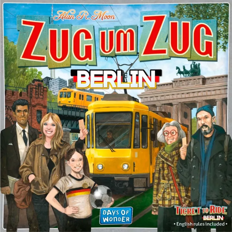 Aventureros al Tren: Berlín, juego de mesa