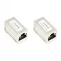 Alcasa MOD8-VM6A RJ-45 RJ-45 metálico adaptador de interfaz de cable (MOD8-VM6A)