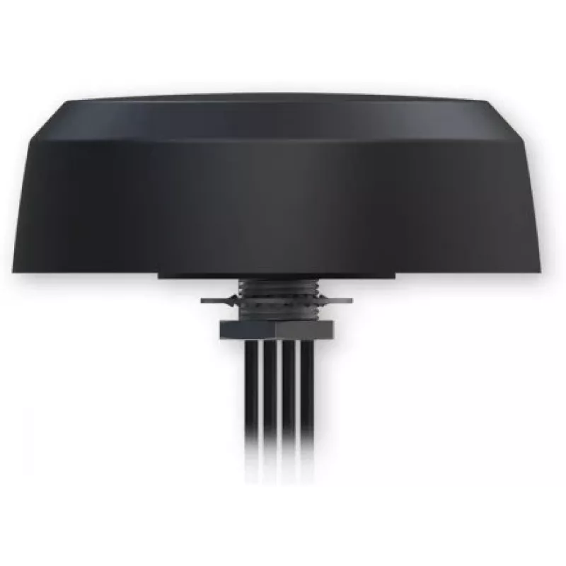 Teltonika PR1KC647 5G Combo MIMO antena móvil de techo SMA, 5G/LTE, 600-960/1400-6000 MHz, 4,7 dBi, 4x SMA macho, cable de 3 m, IP67/IP69K