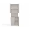 Armario de baño Nel DK 1K cesta color crema