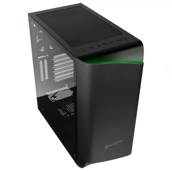 SilverStone Seta A1 Midi-Tower, cristal templado - negro