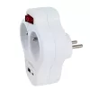 Splitter eléctrico Esperanza ELK311W 2 tomas, entrada USB-C USB-A, blanco