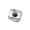 Indicador de caudal EKWB — Acero inoxidable niquelado y transparente 1 ud.