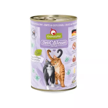 GRANATAPET DeliCATessen pato y aves - comida húmeda para gatos - 400 g