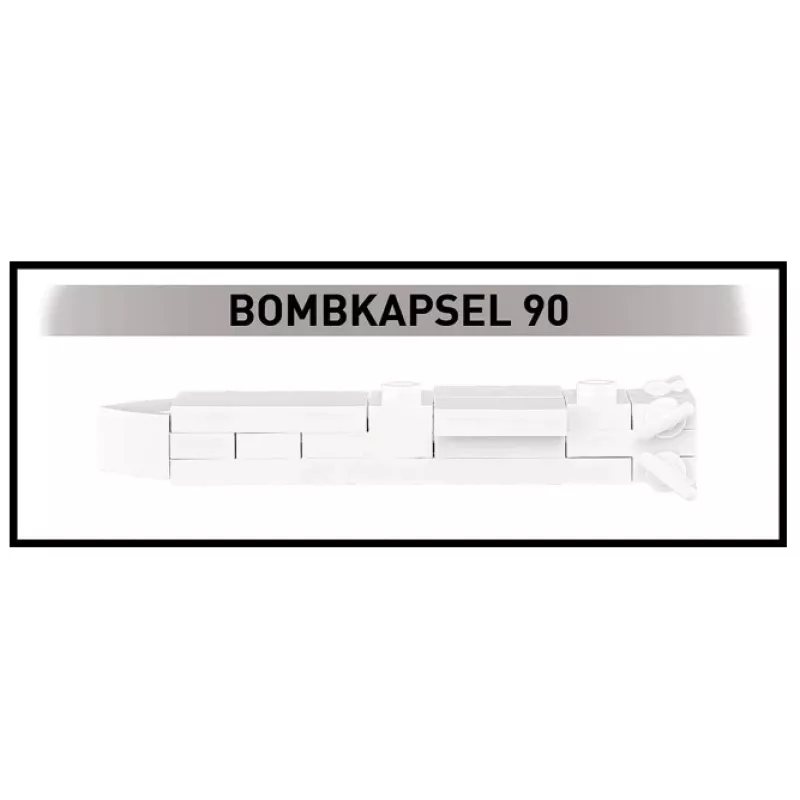Set de construcción Cobi Blocks Saab AJS 3 Viggen 911 uds. set de modelismo, 911 piezas