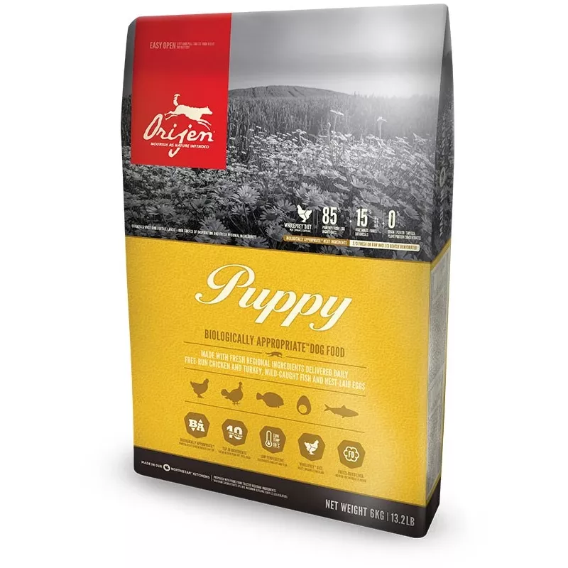 ORIJEN Puppy - Comida seca para perros - 6 kg