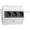 Brennenstuhl 1150070, 3 m, 3 salidas de corriente, para interior, IP20, antracita, blanco, 16 A