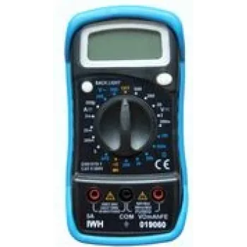 Multímetro digital de mano IWH 019060 — medición de tensión AC/DC, comprobador de mano portátil