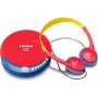Reproductor de CD portátil Lenco CD-021 Multicolor — reproductor de CD portátil para reproducción de audio, funciona con pilas o red eléctrica