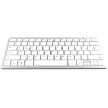 Teclado inalámbrico Inca IBK-569BT Bluetooth 78 teclas Metallic Plata