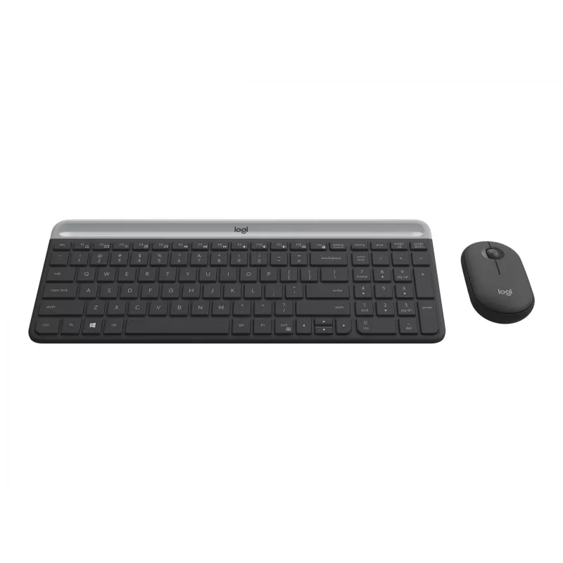 Conjunto de teclado y ratón Logitech MK470 Slim Combo