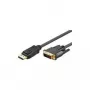 Cable DisplayPort/DVI Goobay 2 m con conectores dorados
