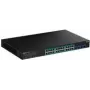 TRENDnet TPE 30284 - Switch - Smart - 24 x 10/100/1000 (PoE+) + 4 x 10 Gigabit SFP+ - Montaje en rack - PoE+ (370 W) - AC 100 - 240 V (TPE-30284)