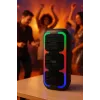 Altavoz estéreo portátil SQUEAK SQ1009 – Bluetooth 5.3, 45 W RMS, 10 h de autonomía, FM, USB, AUX, LED, 1800 mAh, negro