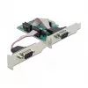 Tarjeta DeLOCK PCI Express x1 a 2 x serie RS-232