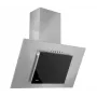 AKPO WK-4 Nero Eco 60 campana extractora de pared tipo chimenea, 60 cm, LED lineal, gris / cristal negro