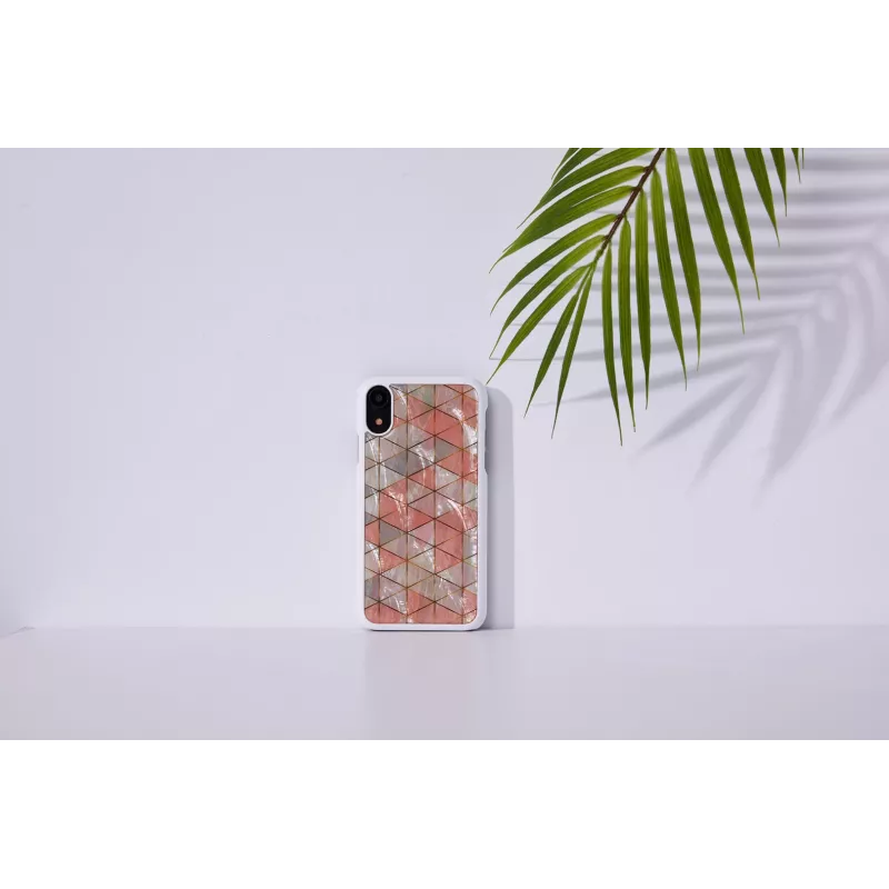 Funda para smartphone iKins para iPhone XR — cubierta protectora diamante blanca