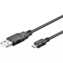 Cable de conexión USB 2.0 LogiLink, 1,8 m, negro conector macho USB-A - conector macho USB-B Micro, conforme a USB 2.0 (CU0034)