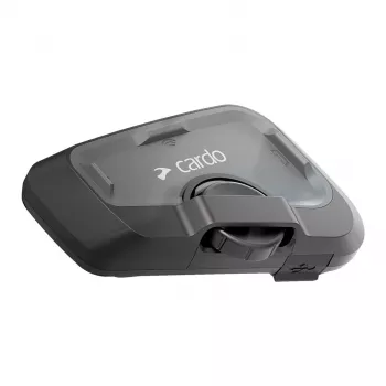 Intercomunicador para moto Cardo FRC4X003 — 4 canales, alcance 1200 m, tiempo de conversación 13 h, Negro