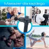 Pistola de masaje Extralink MSG-01-PRO 3800 rpm 6 accesorios