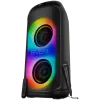 Altavoz SVEN PS-1050, negro (200W, TWS, Bluetooth, FM, USB, microSD, pantalla LED, 7200mAh)
