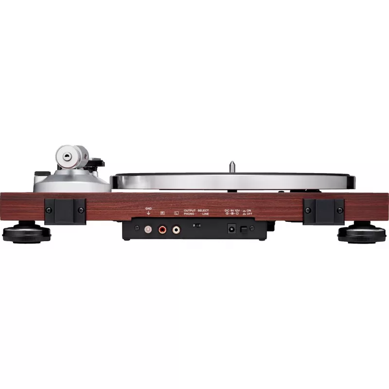 Tocadiscos de accionamiento por correa Audio-Technica AT-LPW50BTRW marrón manual