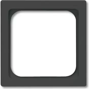 BUSCH JAEGER 1710-0-3897 - negro - sin tornillos - cualquier marca - 63 mm - 63 mm - 51 x 51 mm