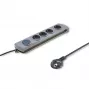 Protector de sobretensión Qoltec 50164