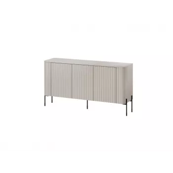 Cómoda cama meble VERA 150x40x80 cm, cashmere mate, tablero de partículas, marco de 16 mm